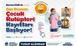 Karasu’da çocukların güz dönemi atölyeleri için kayıt zamanı