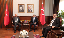 YSK Başkanı Mutta ve Başkanvekili Kalender’den Vali Doğan’a ziyaret