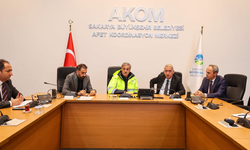 AKOM'da sel mesaisi!