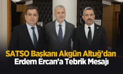 Akgün Altuğ’dan Erdem Ercan’a tebrik