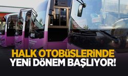 Halk otobüslerinde yeni dönem!