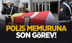 Trafik polisi Hicri Karagöz için tören düzenlendi