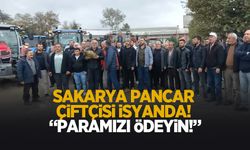 Sakarya pancar çiftçisinden ödeme tepkisi! Eylem yaptılar