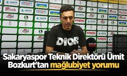 Sakaryaspor Teknik Direktörü Ümit Bozkurt'tan mağlubiyet yorumu