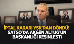 Flaş gelişme! YSK kararını verdi Akgün Altuğ'un başkanlığı kesinleşti