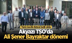 Akyazı TSO'da Ali Şener Bayraktar dönemi: Yeni meclis listesi belli oldu