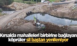 Kırsalda mahalleleri birbirine bağlayan köprüler sil baştan yenileniyor