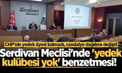 Serdivan Meclisi'nde 'yedek kulübesi yok' benzetmesi! CHP'nin yedek üyesi kalmadı, sandalye dağılımı değişti