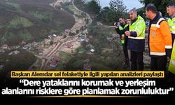 Alemdar: “Dere yataklarını korumak ve yerleşim alanlarını risklere göre planlamak zorunluluktur”