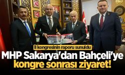 MHP Sakarya'dan Bahçeli'ye kongre sonrası ziyaret!