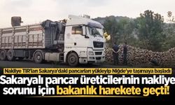 Sakaryalı pancar üreticilerinin nakliye sorunu için bakanlık harekete geçti!