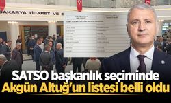 SATSO başkanını seçiyor! Akgün Altuğ'un yönetim listesi belli oldu