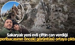 Peribacası faciasında Sakaryalı yeni evli çift hayatını kaybetmişti... Düşen kaya parçasının önceki görüntüsü ortaya çıktı