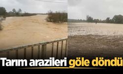 Sakarya’da sağanak alarmı! Tarım arazileri göle döndü