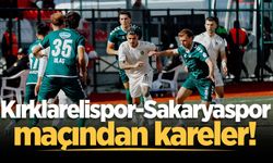 Kırklarelispor-Sakaryaspor maçından kareler!
