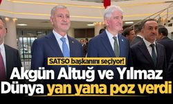 SATSO başkanını seçiyor! Akgün Altuğ ve Yılmaz Dünya yan yana poz verdi