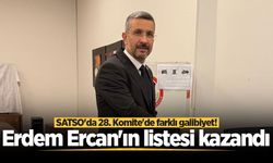 SATSO'da 28. Komite'de farklı galibiyet! Erdem Ercan'ın listesi kazandı