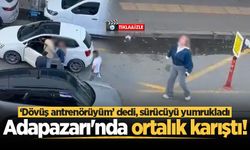 Adapazarı'nda ortalık karıştı! ‘Dövüş antrenörüyüm’ dedi, sürücüyü yumrukladı