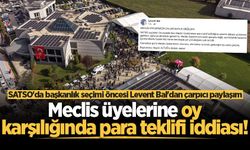 SATSO'da başkanlık seçimi öncesi şok iddia!