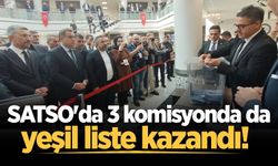 SATSO'da 3 komisyonda da yeşil liste kazandı!
