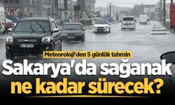 Sakarya'da sağanak ne kadar sürecek? Meteoroloji'den 5 günlük tahmin