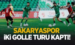 Sakaryaspor kupada turu 2 golle geçti