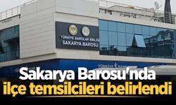 Sakarya Barosu'nda ilçe temsilcileri belirlendi