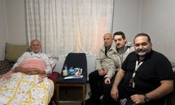 Bülent Yaman'a geçmiş olsun ziyareti