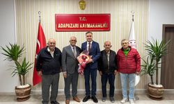 Tüm Emekliler Derneği Sakarya Şubesi'nden Kaymakam Sarı'ya ziyaret