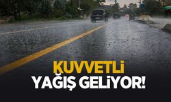 Kuvvetli yağış geliyor