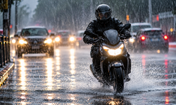 Motosiklet ve skuter kullanımına hava engeli! Komşuda yasak geldi