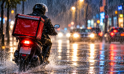 Kocaeli’de şiddetli yağış nedeniyle motosiklet ve motokuryelere yasak
