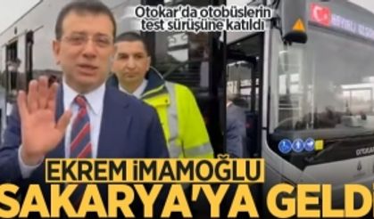 Ekrem İmamoğlu Sakarya'ya geldi! 