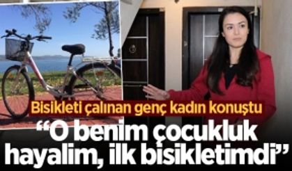 Bisikleti çalınan genç kadın konuştu: O benim çocukluk hayalim, ilk bisikletimdi