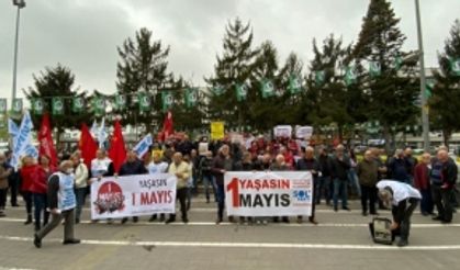 Sakarya Emek ve Demokrasi Bileşenleri'nden AKM önünde açıklama