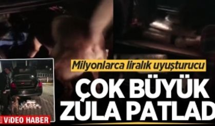 Sakarya'da çok büyük zula patladı! Milyonlarca liralık uyuşturucu