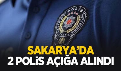 Sakarya'da 2 polis açığa alındı