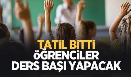 Öğrenciler ders başı yapacak