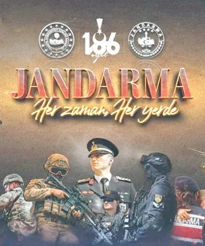 Jandarma 186. yaşında