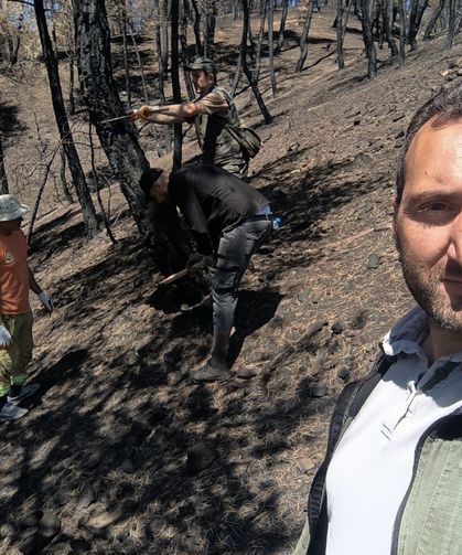 Geyve'de fidan mesaisi başladı