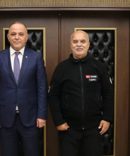 GAMER Müdürü Şanlı'dan Emniyet Müdürü Saka'ya ziyaret