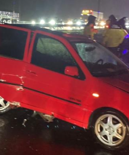 Otoyolda zincirleme kaza: 3 yaralı