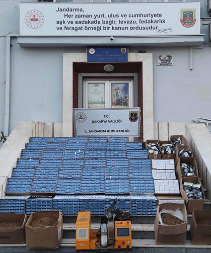 Jandarmadan 3 ilçede kaçak tütün operasyonu!