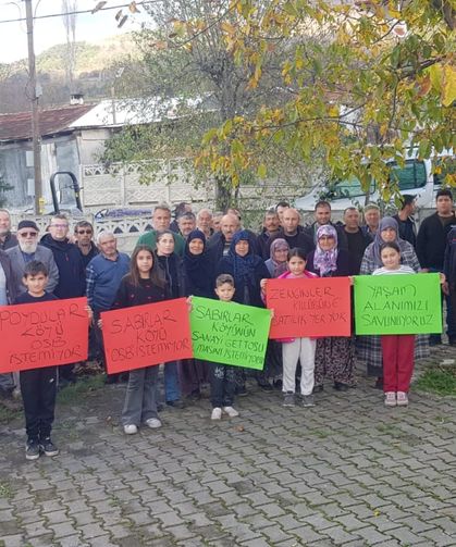 Sabırlar'da OSB protestosu