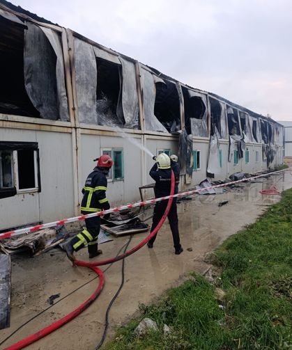 Büyükşehir'den Şehir Hastanesi şantiyesindeki yangınla ilgili açıklama