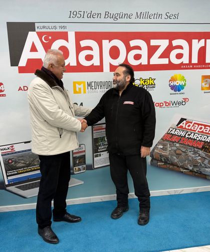 Başkan Muzaffer Kabacan Kandil gecesi gazetemize geldi: Hakkını helal et