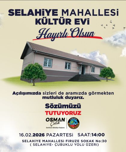 Selahiye Kültür Evi kapılarını açıyor