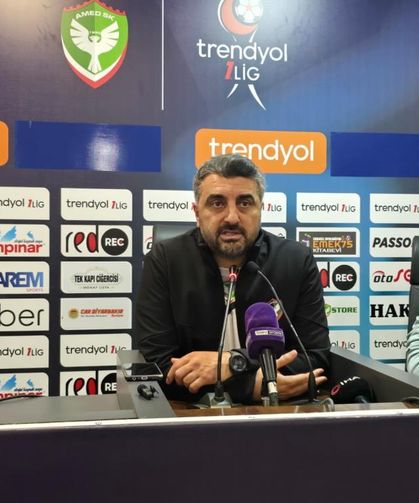 Amedspor teknik direktörü Kaloğlu'dan maç sonu açıklaması