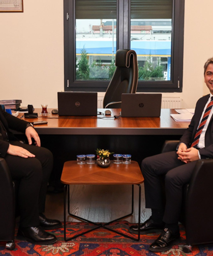 Başkan Çelik AKSA Doğalgaz'ı ziyaret etti