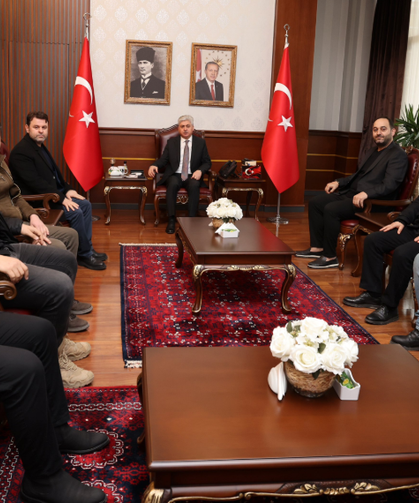 Kanatlı üreticilerinden Vali Doğan’a ziyaret